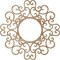 Ekena Millwork Reims Wood Fretwork Pierced Ceiling Medallion, Red Oak, 26"OD x 9 7/8"ID x 3/8"T CMWP26X26X0375RERO - alternate 3